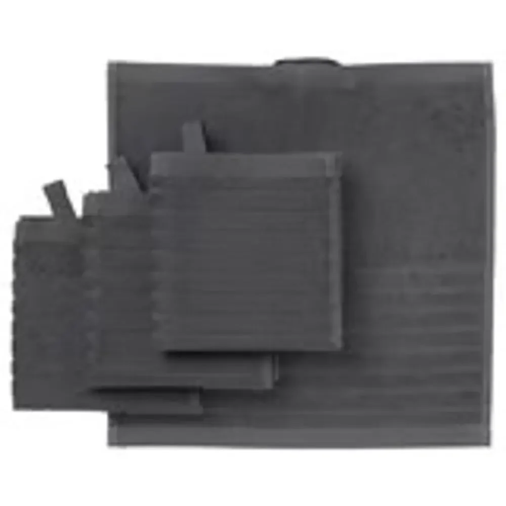 IKEA VÅGSJÖN Dark Gray Washcloth 4 Pack for Practical Everyday Luxury
